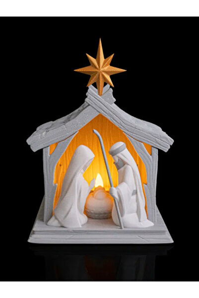 Epic Crafting Lampă 3D – Sat pe Lună, Ren, Mos Craciun, Om de zapada, Lampa masa tema de Craciun,etc Pinguin LED