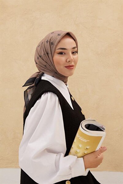 Silk Home Κασκόλ Olinda - Dark Mink Black