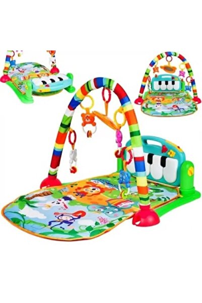 TEA Sports Baby Activity Center with Piano Mattress and Arcade with Removable Toys