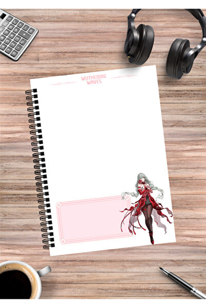 mertfigur Wuthering Waves Anime Spiral Notebook A5 (50 Sheets)