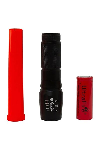 OEM X900 Tactical Flashlight with Zoom - Powerful Rechargeable for Camping, Security and Survival