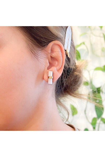 Moonlight Jewelry Cercei „Domnișoară Zeiță din Aur” - Selenit