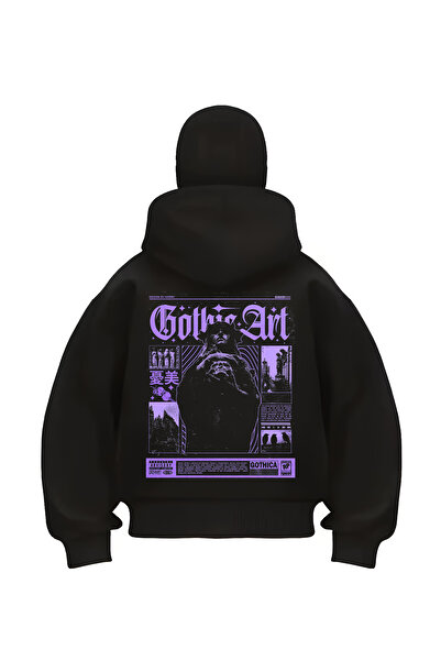 FREAK T-SHIRT Kar Maskeli Ninja Gothica Art Unisex Sweatshirt Hırka 3 İplik Ş...