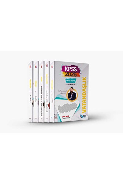 İnka Yayınları 2026 KPSS SORU BANKASI SET