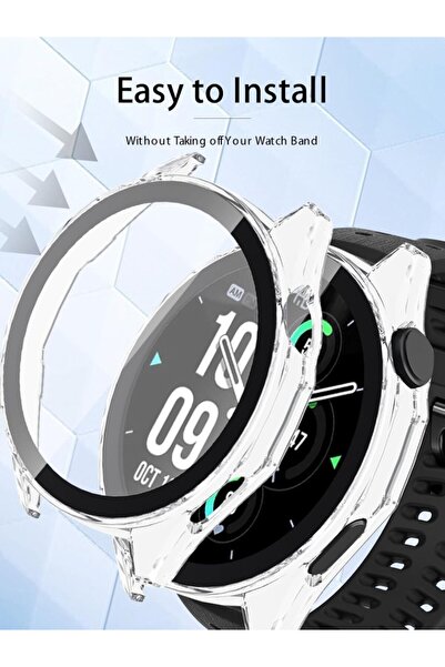 UnDePlus Huawei Watch Gt 6 46mm Hard Pc Case and Screen Protector Without Writing Watch (Not Pro)