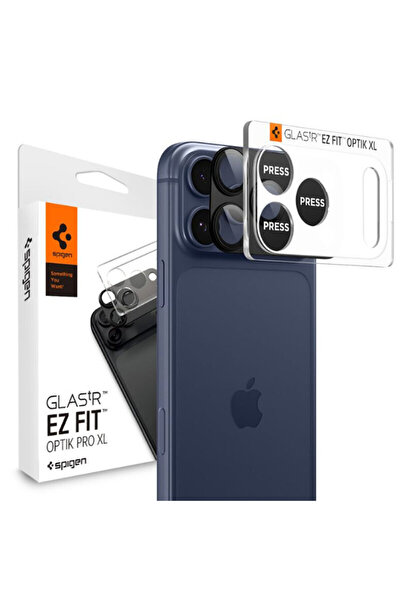 Spigen Glas.tR Optik EZ Fit Pro XL Camera Glass Protector for iPhone 17 Pro M...