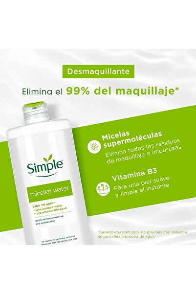 Simple Kind To Skin Micellar Cleansing Water, 400 ml