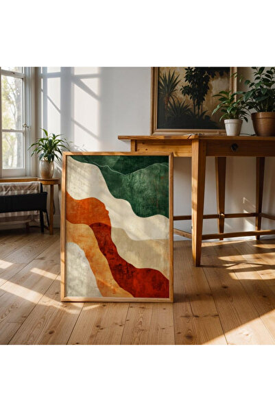 Tuba Decor Tablo dintr-o singură bucată cu rame din lemn pentru sufragerie, s...