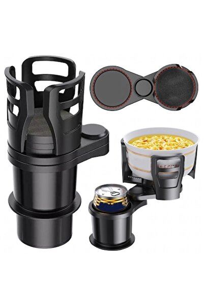 Optim Solution 2-in-1 Car Cup Holder, Optim Solution, 360° Adjustable, Black, 20.8x12.1x8.7 cm