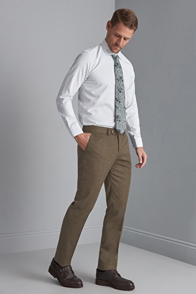 İgs Бежеві штани Regular Fit, зручний крій, нормальний пояс, прямий крій