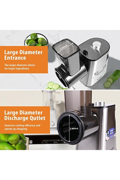 Sonifer Multifunctional 6-in-1 Electric Vegetable Cutter – 500W Food Slicer, Grater & Shredder
