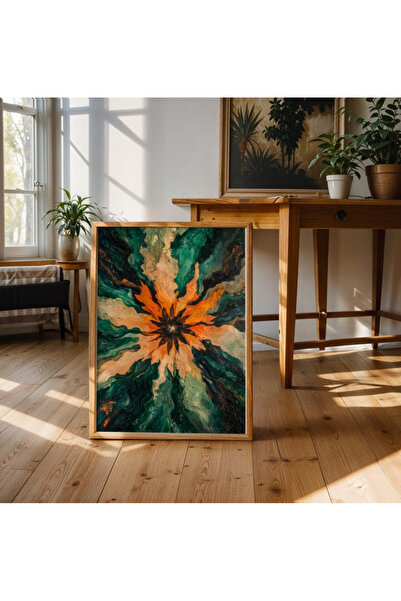 Tuba Decor Tablo dintr-o singură bucată cu rame din lemn pentru sufragerie, sufragerie, bucătărie