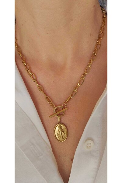 MITH SB TAKI قلادة من الفولاذ المقاوم للصدأ بتصميم ميدالية شمسية