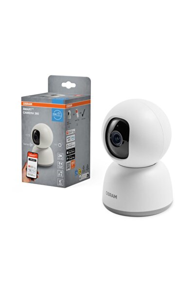 Osram Smart+ 360 Surveillance Camera Wi‑Fi 2.4 GHz OSRAM, Pan/Tilt, 4MP CMOS, 2K QHD (2560x1440), IP20