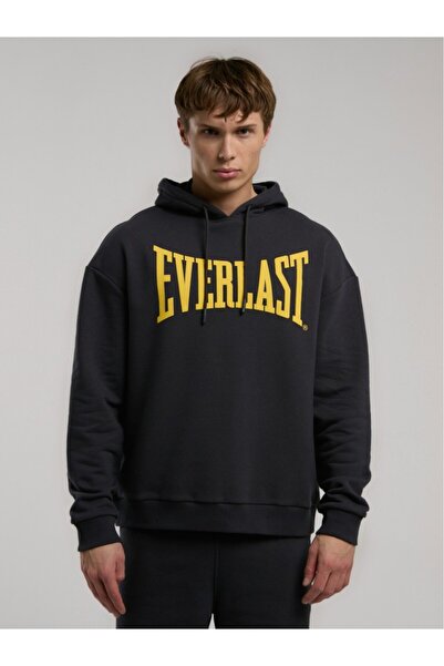 EVERLAST Ever Classics Comfort Men's Gray Hooded Sweatshirt