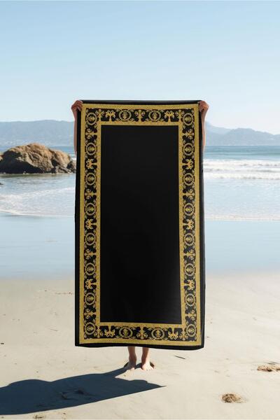 Dolce Mariee Prosop de plajă cu imprimare digitală, model modern, HVL0086