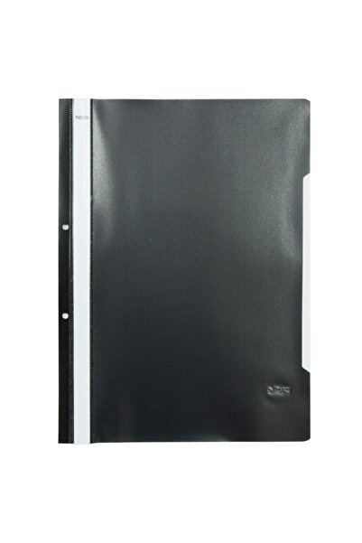 Noki Set of 50 plastic folders with rails and perforations, Noki, A4, various colors