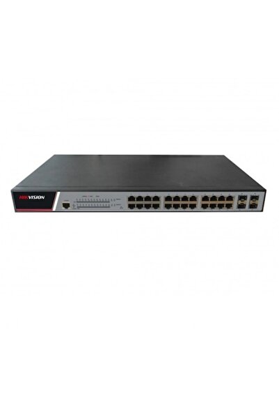 Hikvision Switch 24 porturi POE Gigabit, DS-3E2528P(B)(O-STD), Full Managed