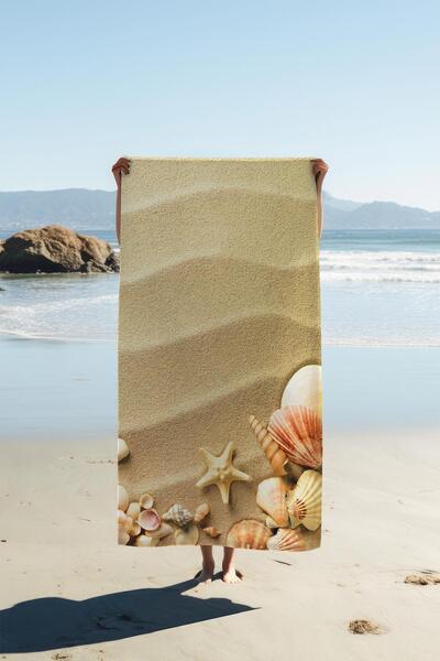 Dolce Mariee Digital Printing Beach Sea Towel Beach Patterned Peshtamal Hvl0031