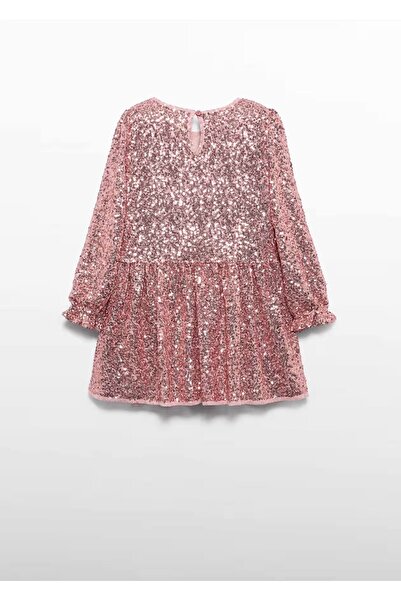 Abel & Lula Mayoral Abel&Lula Sequin Girls' Long Sleeve Dress
