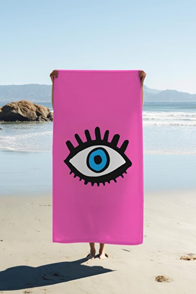 Dolce Mariee Digital Printing Beach Sea Towel Eye Patterned Peshtamal Hvl0199