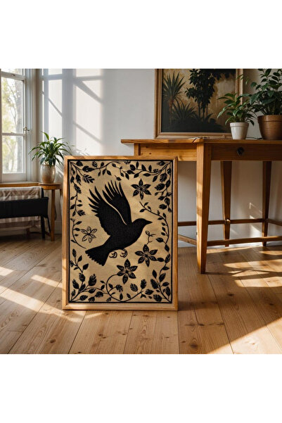 Tuba Decor Tablo dintr-o singură bucată cu rame din lemn pentru sufragerie, s...