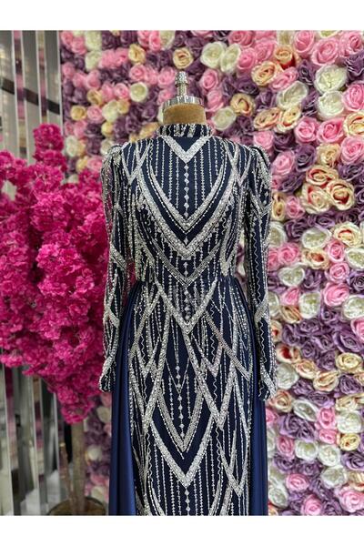 YuSeM Ece Abiye Lacivert