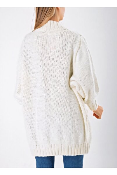 Vaniza Standard Size Knitwear Cardigan with Pockets