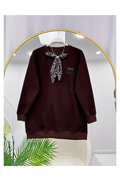 YEDİLALE Φουλάρι με λεπτομέρεια από τρία νήματα SHA επένδυση fleece WEAT [SM (38/40) LXL (42/44), 80 cm μέσο, μόνο στριφτό]