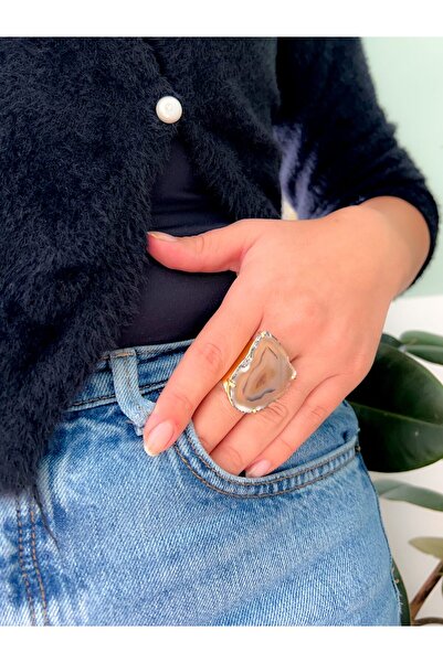 Moonlight Jewelry Gold Dragonfly Adjustable Ring – Agate