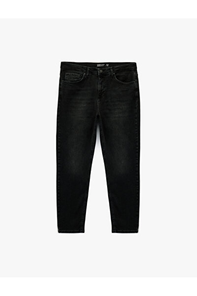 Koton Regular Waist Cotton Tapered Fit Jean Trousers by Joe Jean