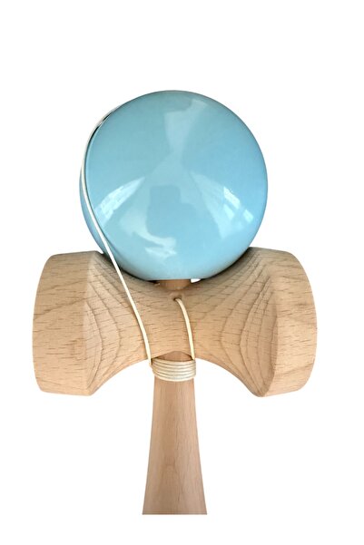 KROM Kendama XL Vintage toy, wooden, 25 cm, Blue, limited edition
