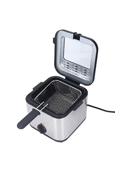 Optim Solution Oil Deep Fryer, Optim Solution, 2.5L, Adjustable Thermostat, Gray, 23x21x19 cm