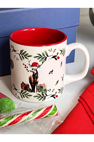 ROSSEV Gift Christmas Deer Gift Boxed Mug Set