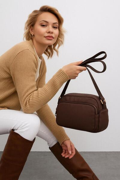 Tandi Bags Hina Çapraz Çanta Acı Kahve