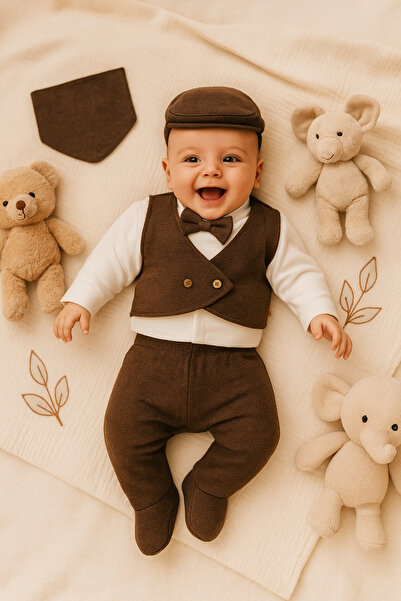 Ozz Baby 0-3 Months Baby Boy Newborn Vest Model 7-Piece Blanket Hospital Rele...