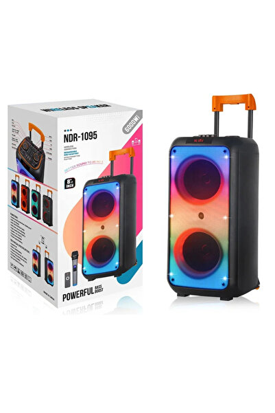 leeways Taşınabilir Bluetooth Wifi Mikrofonlu Karaoke Hoparlör Ses Bombası ND...