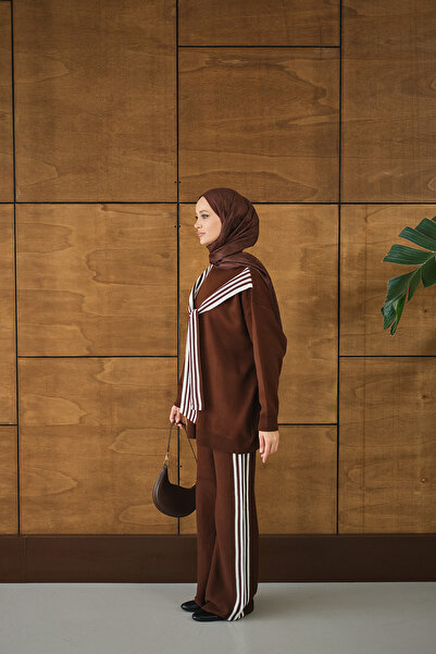 LOCCO Set de eșarfe pentru femei maro