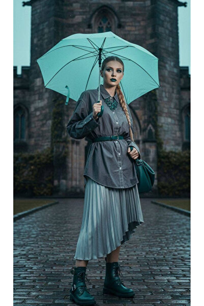 ZRA Grey shirt with white stitching, cotton