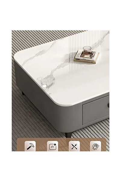 NKX Coffee Table for Living Room Small Household Tea Table Modern light luxury Simple 140*60cm