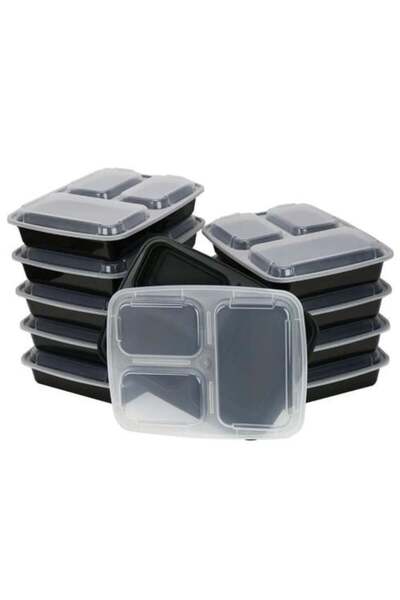 Meven Set Beauty Partitioned microwave plates | 5 pcs | WE-1010B