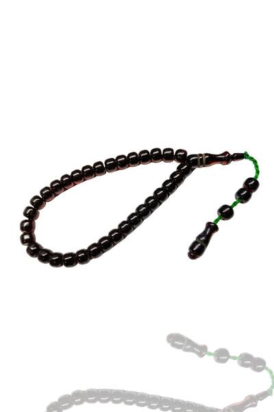 Beyisa Σειρά Sıkma Κόκκινες χάντρες προσευχής με κορδόνι μέχρι τον καρπό με φ...