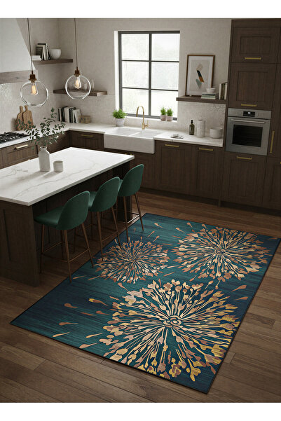 Rose'n Home Arte HD026 Çiçek Figürlü Modern Dekoratif Dokuma Halı