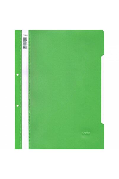 Noki Set of 50 plastic folders with rails and perforations, Noki, A4, various colors