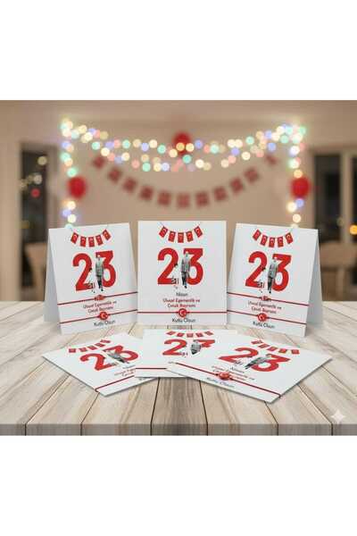 MAV BABY 23 Nisan Kişiselleştirilebilir Hediye Şans Bileklikleri - 30 Adet