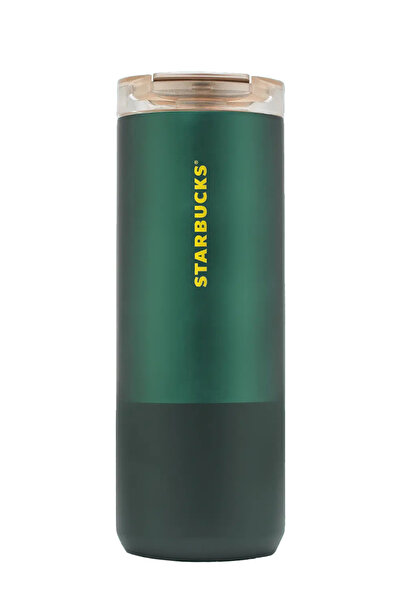 Starbucks Limited Edition Green Brushed Stainless Steel Thermos 473ml