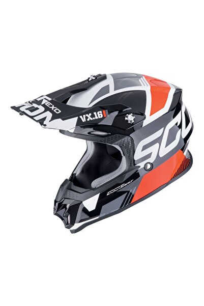 Scorpion VX-16 Evo Air Analog Off-Road Kaskı Siyah Kırmızı