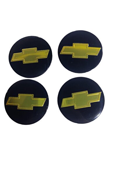 İthal Jant Göbek Arma Chevrolet 4 Lü Set Siyah