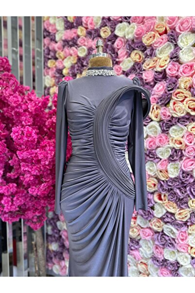 YuSeM Zarif Tasarım Abiye Violet