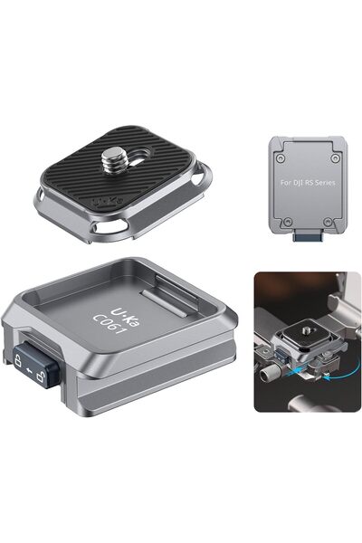 ulanzi لوحة فك سريع للكاميرا C061 لـ DJI RS2/RS3/RS4 Mini - أقصى حمولة 6 كجم